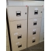 Beige Fire Proof 4 Drawer Vertical Legal File Cabinet